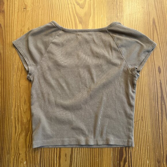 Madwell - Supima® Rib Square-Neck Tee - Stable - M - Picture 7 of 7